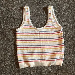Striped Madewell Tank Size M